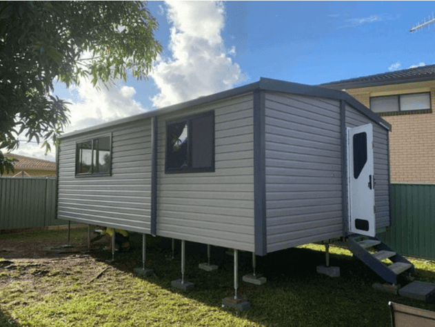 VanHomes in Backyard