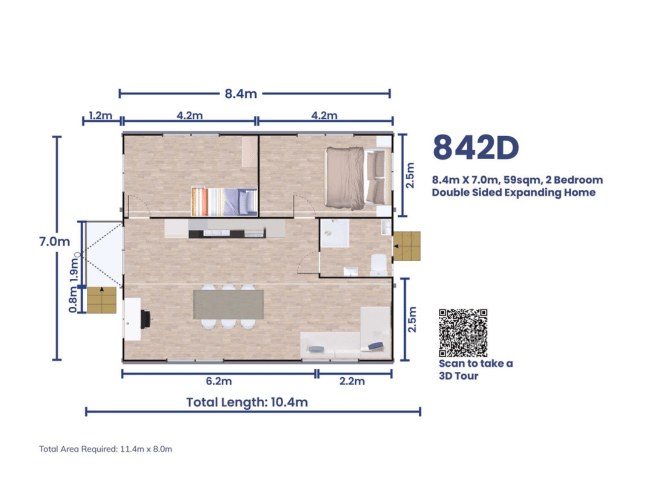 VanHomes Double Expanding Suite: 842D