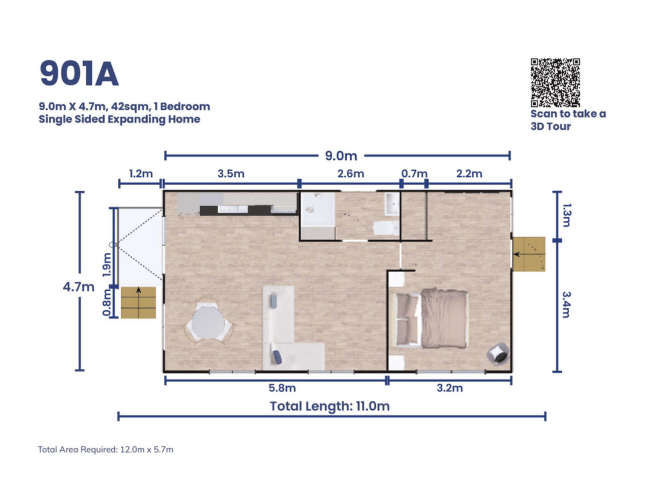 VanHomes Single Expanding Suite: 901A