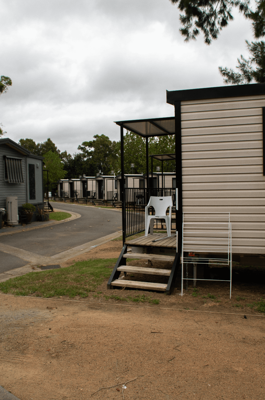 VanHomes Studios in Hampshire Caravan Park